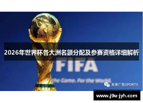 2026年世界杯各大洲名额分配及参赛资格详细解析