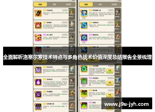 全面解析洛塞尔索技术特点与多角色战术价值深度总结报告全景梳理